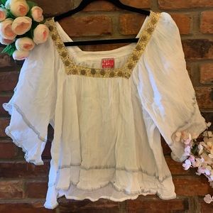 Free People White Top